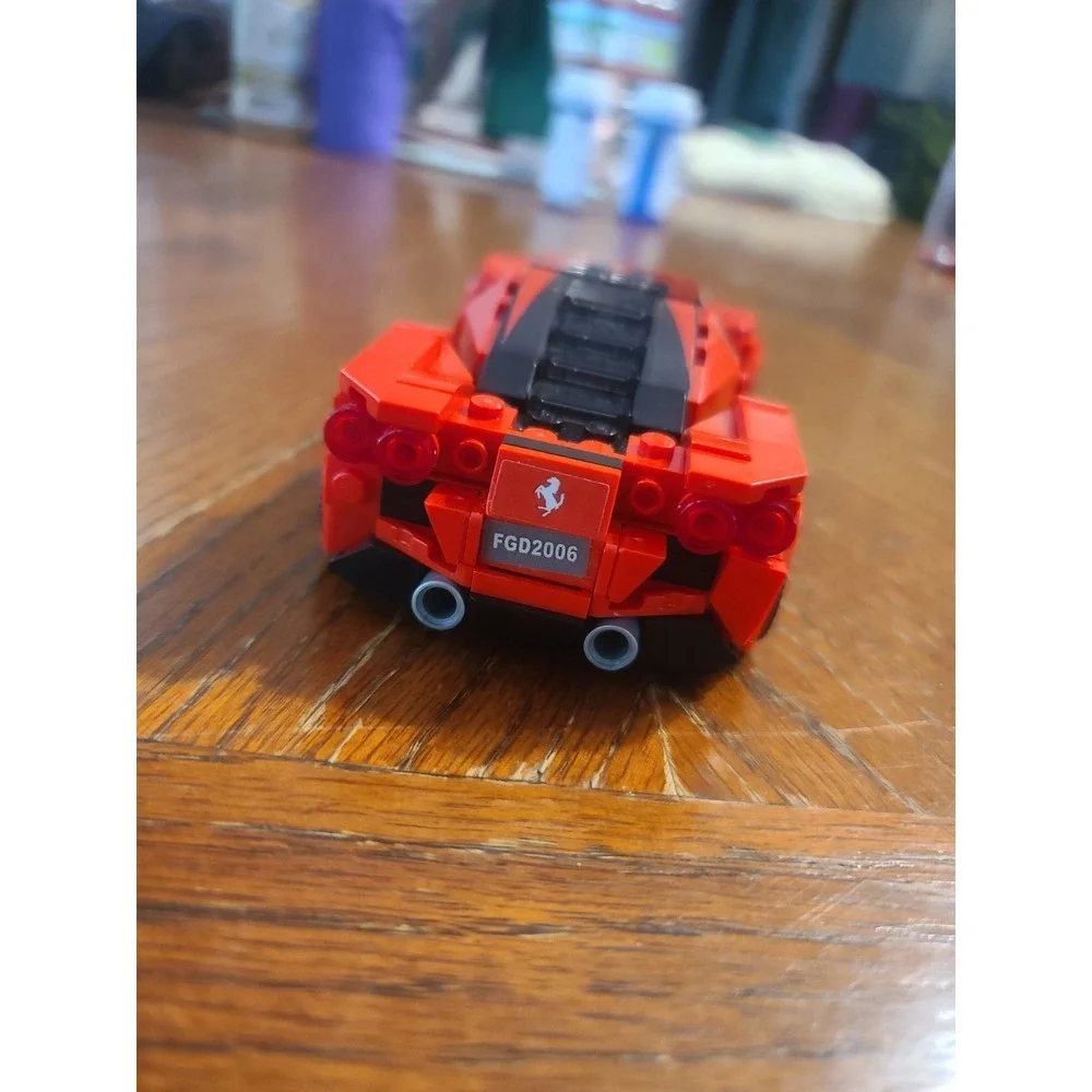 LEGO 76895 Ferrari F8 Tributo Speed Champions Red Car Only Incomplete As-Is